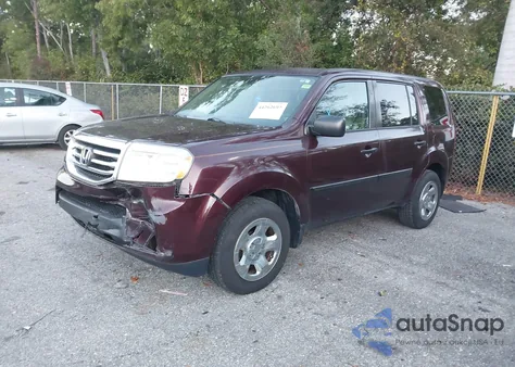 2013 Honda Pilot Lx z USA, uszkodzony, nr VIN 5FNYF3H25DB044561